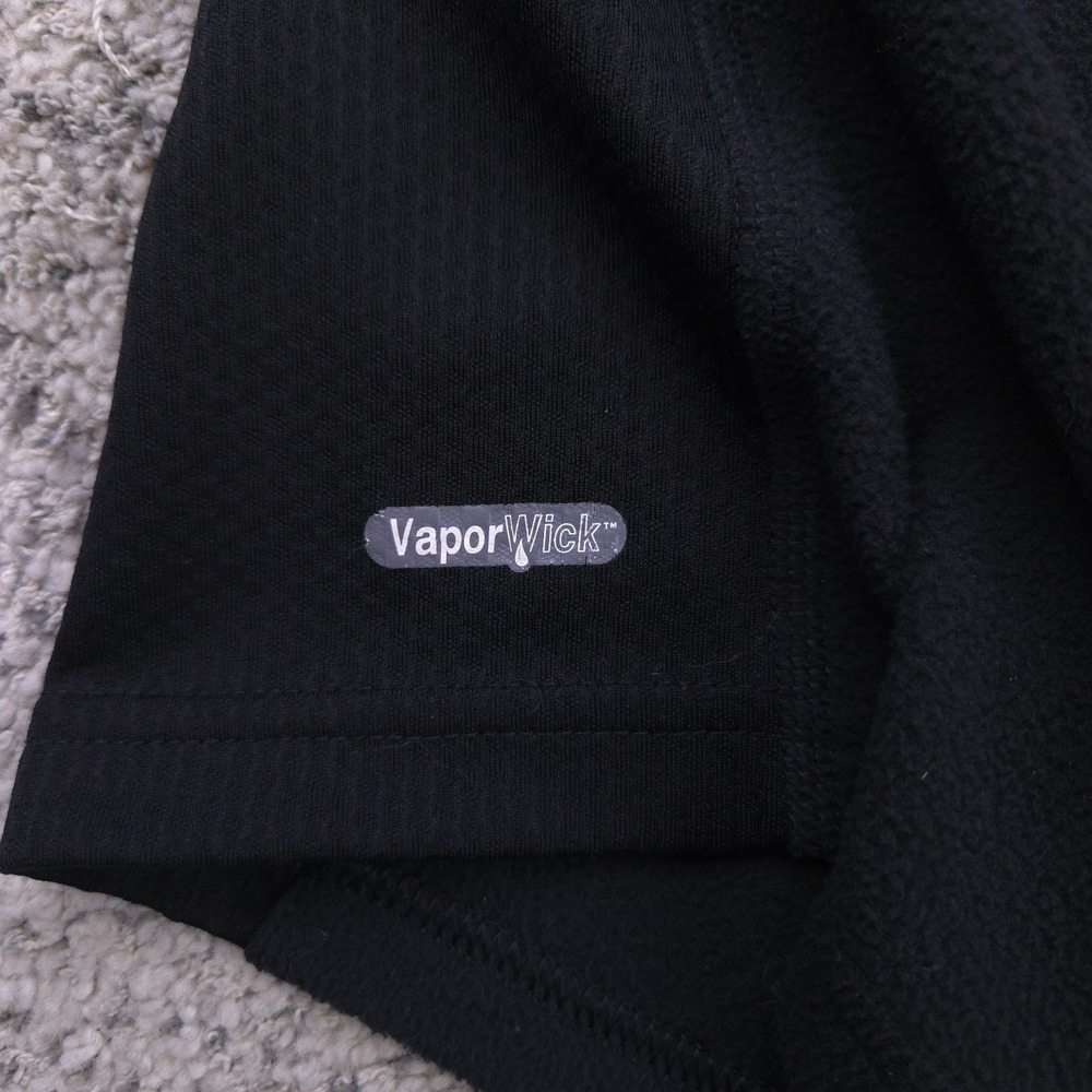 The North Face Fleece Jacket Men XXL Full Zip Mock Neck Black Reflective Sweater - Picture 5 of 10